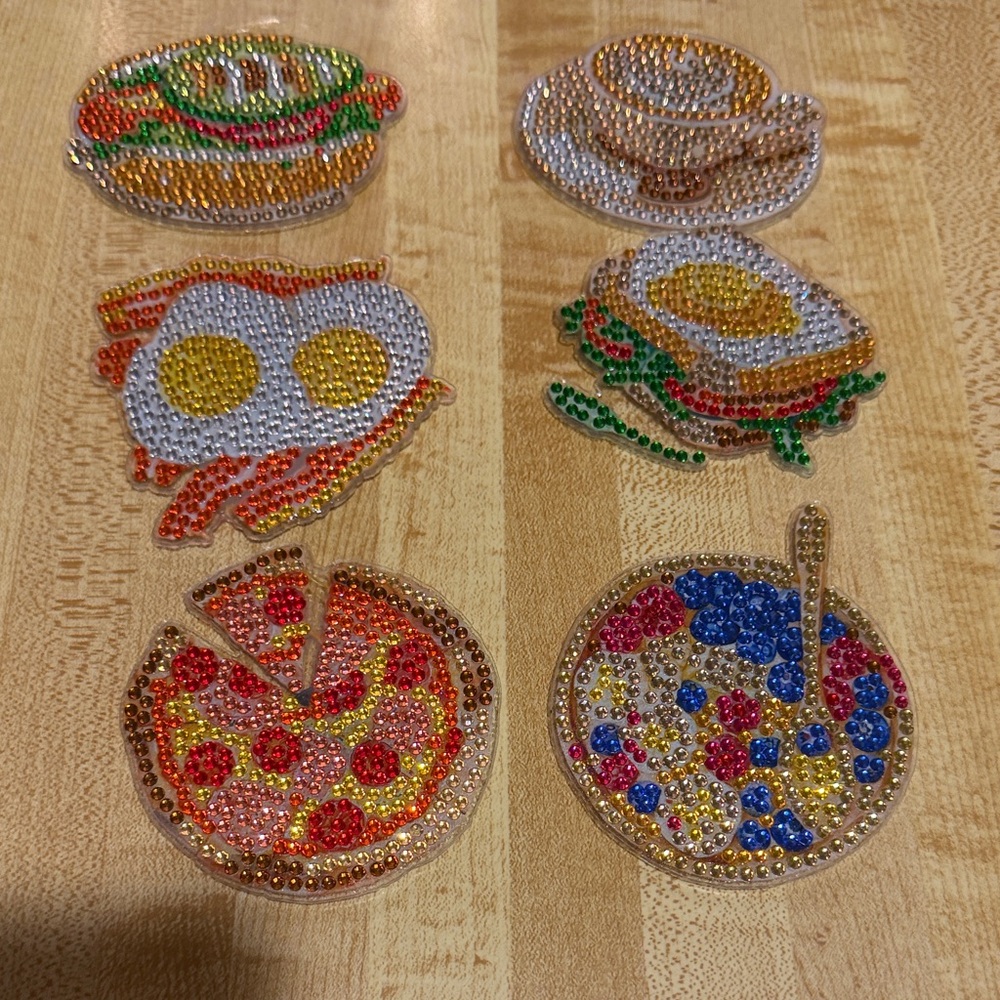 Diamond Art Magnets sealed set of 6